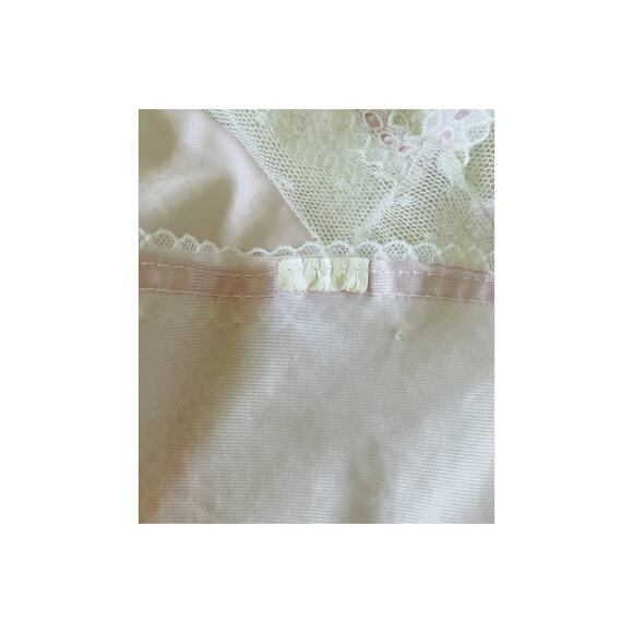 Vintage Camisole Lavender Sheer Lace Ruffles - Picture 7 of 7